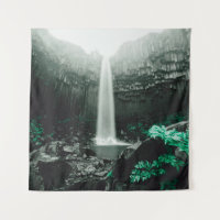 Amazing view of Svartifoss waterfall. Scenic image