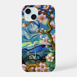 Amazing Vincent van Gogh Almond Blossom iPhone 15 Case