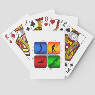 Amazing Volleyball Urban Style Playing Cards