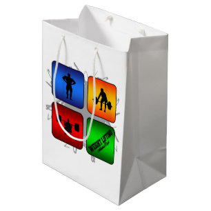 Amazing Weight Lifting Urban Style Medium Gift Bag