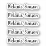 Amazing whimsical script personalised name<br><div class="desc">Amazing whimsical script personalised name sticker</div>