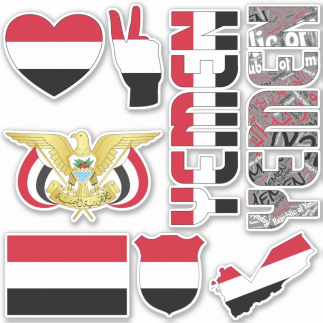 Amazing Yemen Shapes National Symbols (Front)