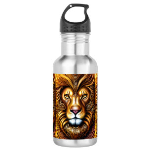 Amazingly Beautiful Golden Lion 532 Ml Water Bottle
