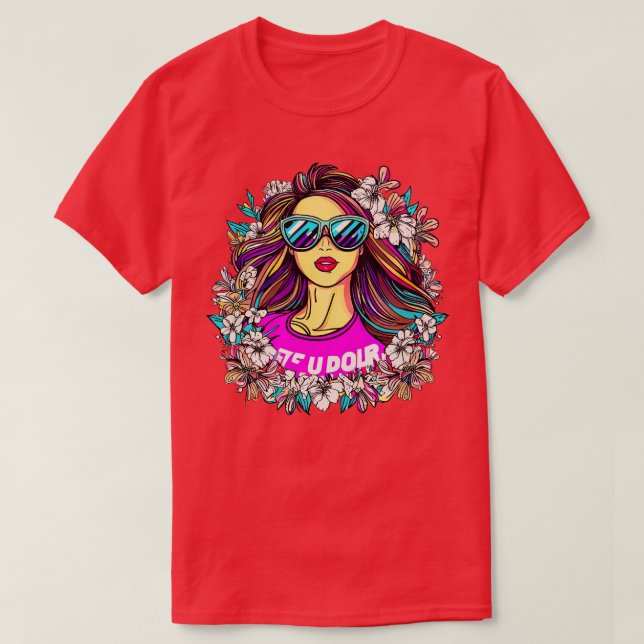 Amazingly beautiful streamer Mum T-Shirt (Design Front)