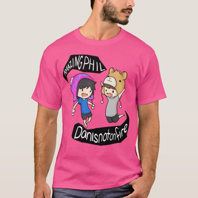 Amazingphil And Danisnotonfire T-Shirt (Front)