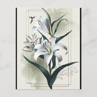 Amazon Lily Art – Gold & Scandi Style Flyer