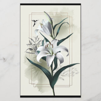 Amazon Lily Art – Gold & Scandi Style Flyer