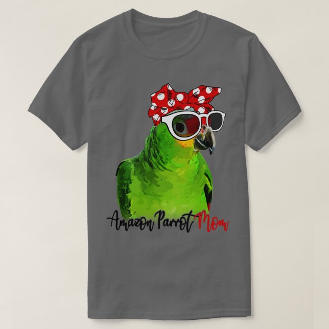 Amazon Parrot Shirt Amazon Parrot Mum Bandanna (Design Front)