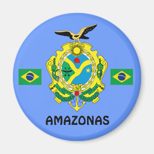 Amazonas, Brazil State Magnet Imå das Amazonas