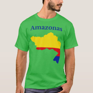 Amazonas Department Map Colombia T-Shirt