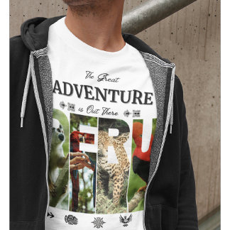 Amazonas Peru | Jaguar, Rainforest, Jungle, Parrot T-Shirt