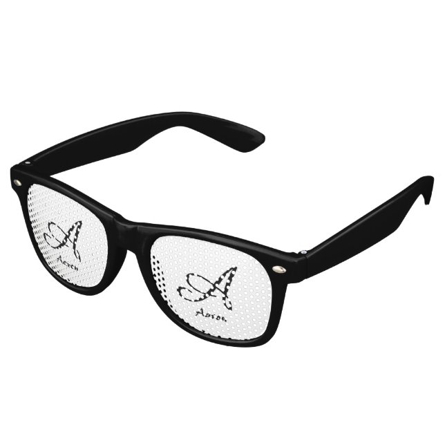 Amazone A Font Retro Sunglasses (Angled)