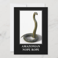 Amazonian Nope Rope - Anaconda Snake Danger