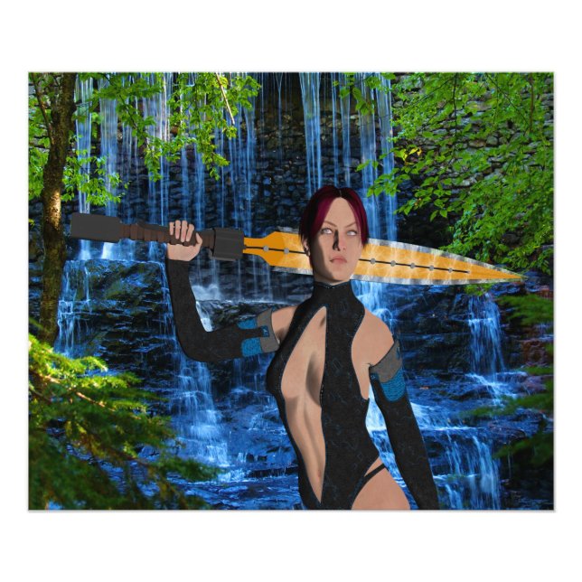Amazonian Woman Photo Print (Front)