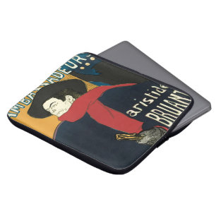 Ambassadeurs: Artistide Bruant by Toulouse Lautrec Laptop Sleeve