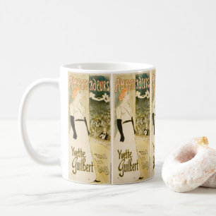 Ambassadeurs Yvette Guilbert by Theophile Steinlen Coffee Mug
