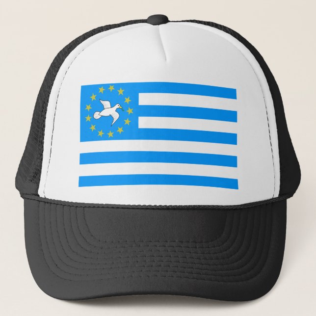 Ambazonia - Amba Land - Flag of Southern Cameroons Trucker Hat (Front)