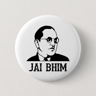 Ambedkar Jayanthi Jai Bhim / Bheem 6 Cm Round Badge