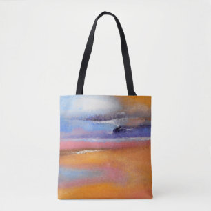 Amber Abstract Tote Bag