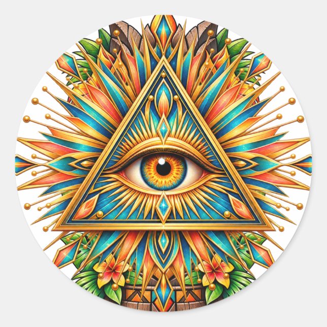 Amber Aureole Eye Sticker (Front)