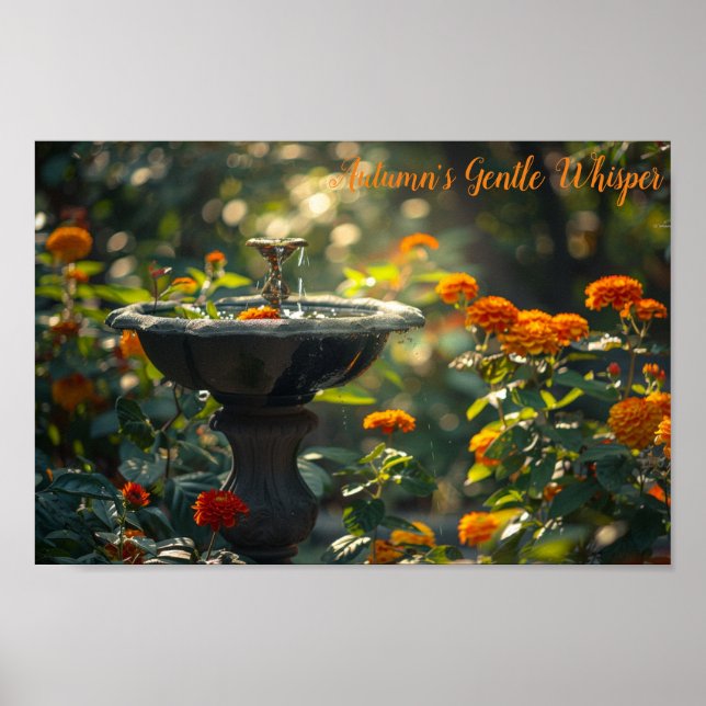 Amber Autumn Bliss Poster (Front)