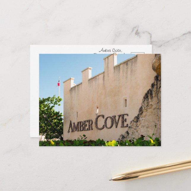 Amber Cove Dominican Republic | Caribbean Port Postcard (Front/Back In Situ)