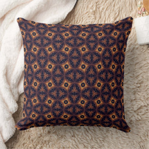 Amber Eclipse Mosaic Cushion