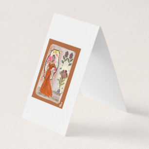 Amber Elegance Business Card