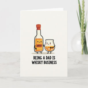 Amber Fatherhood Toast Card