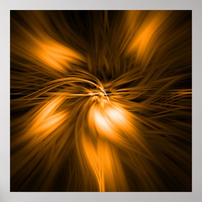 amber feather light poster (Front)