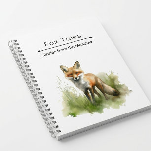 Amber Gaze: Meadow Fox, custom Notebook