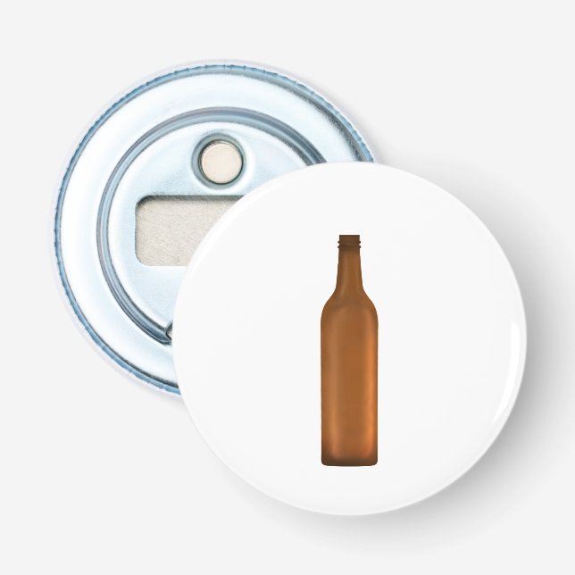 Amber Glass Bottle Illustration Opener (Front)