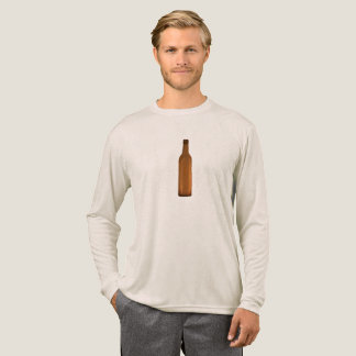 Amber Glass Bottle Illustration Tri-Blend Shirt