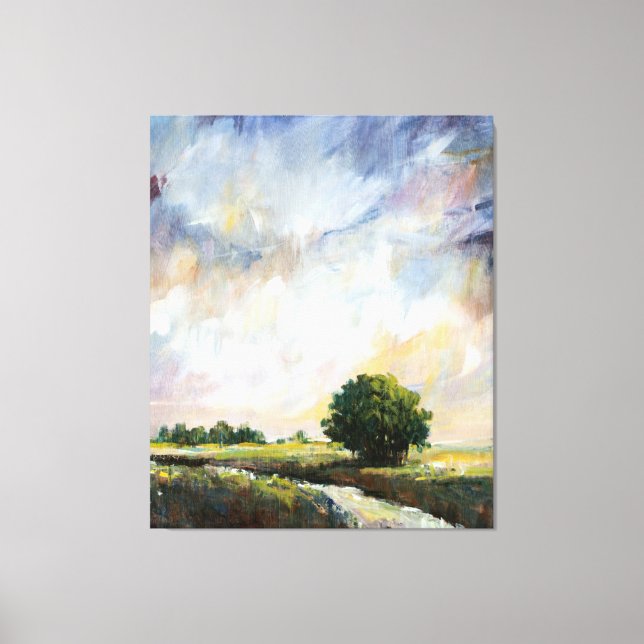 Amber Glow II Canvas Print (Front)