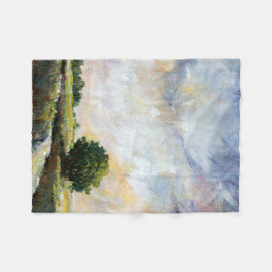 Amber Glow II Fleece Blanket