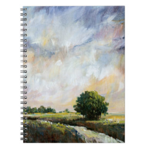 Amber Glow II Spiral Notebook