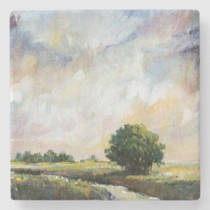 Amber Glow II Stone Coaster
