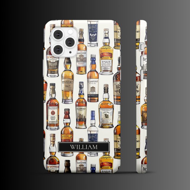 Amber & Gold Whisky Bottle Case-Mate iPhone Case (Creator Uploaded)