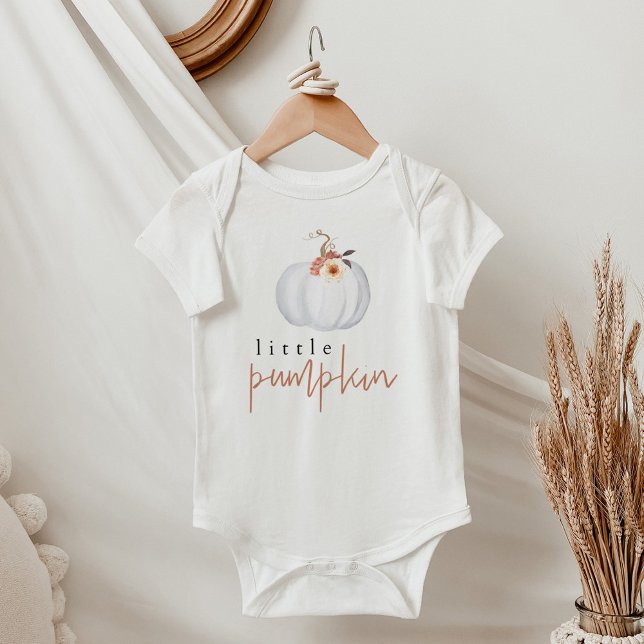 AMBER Little Pumpkin Sweet Orange Autumn Baby Bodysuit (Creator Uploaded)