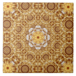 Amber Mandala Tile