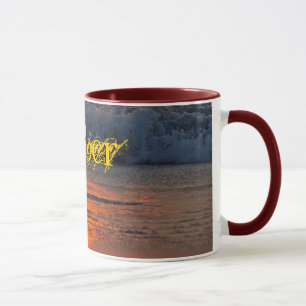 Amber mug - sunrise reflections