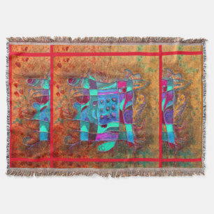 ”Amber Opening” by Paul Buică Throw Blanket