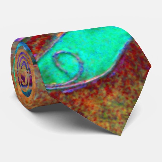 ”Amber Opening” by Paul Buică Tie (Rolled)