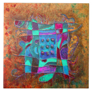 ”Amber Opening” by Paul Buică Tile