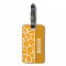 Amber Orange Giraffe Print; Personalised