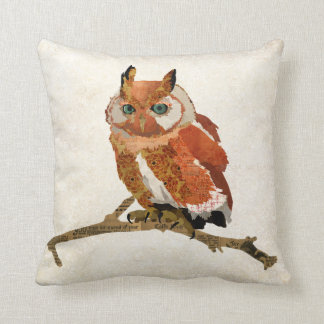 Amber Owl Mojo Pillow