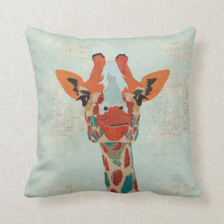 Amber Peeking Giraffe MoJo Pillow