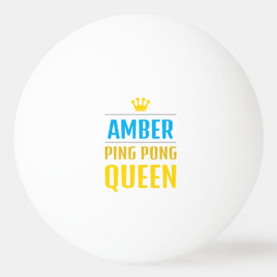 Amber Ping Pong Ball