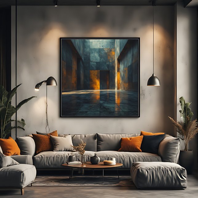 Amber Silence Chamber Canvas Print (Creator Uploaded)