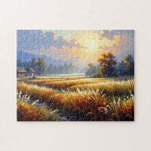 Amber Silence Over the Fields Puzzle